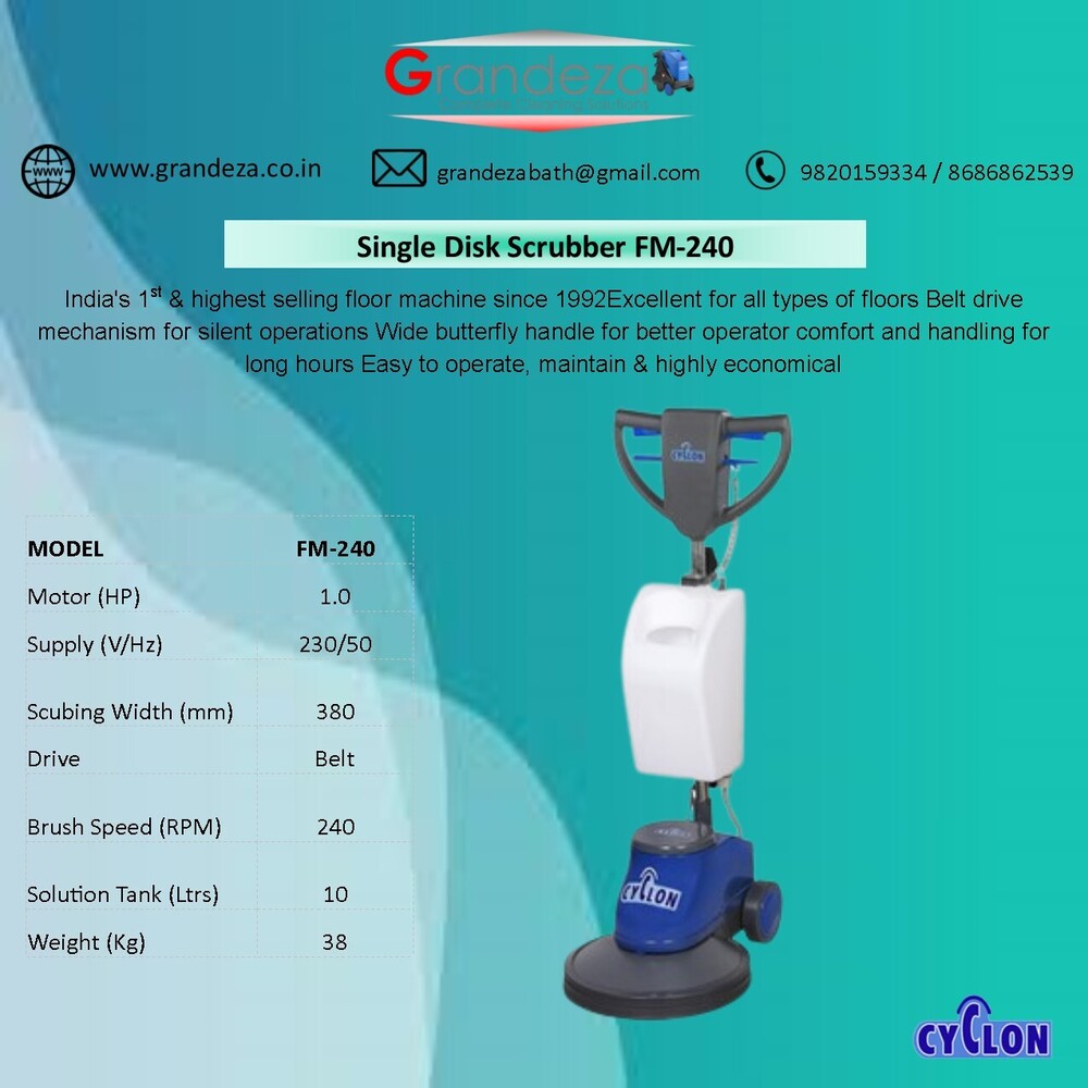 CYCLON Single Disk Scrubber FM-240