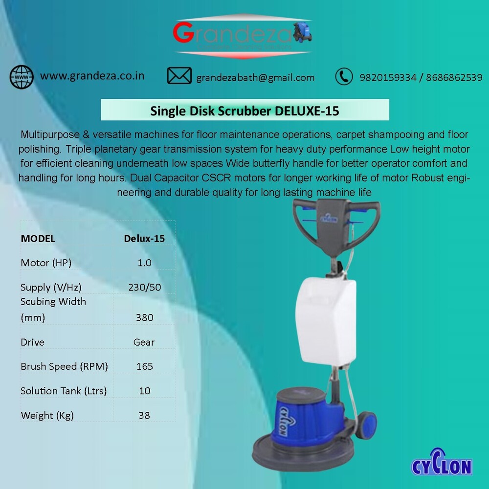 Cyclon Single Disk Scrubber Fp-240 Flame Proof