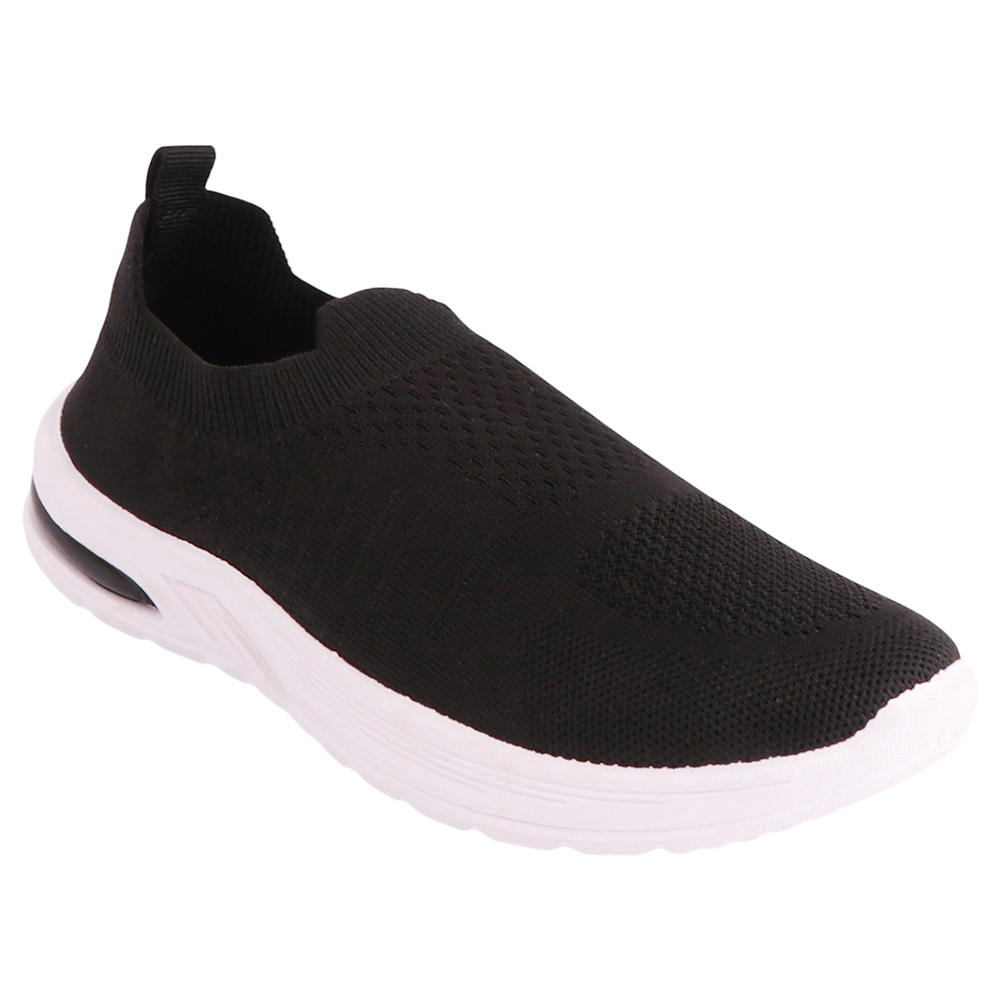 Ladies Black Running Shoes - Design: Fancy