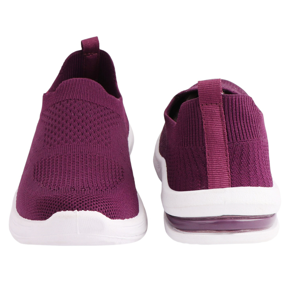 Ladies Maroon Casual Shoes
