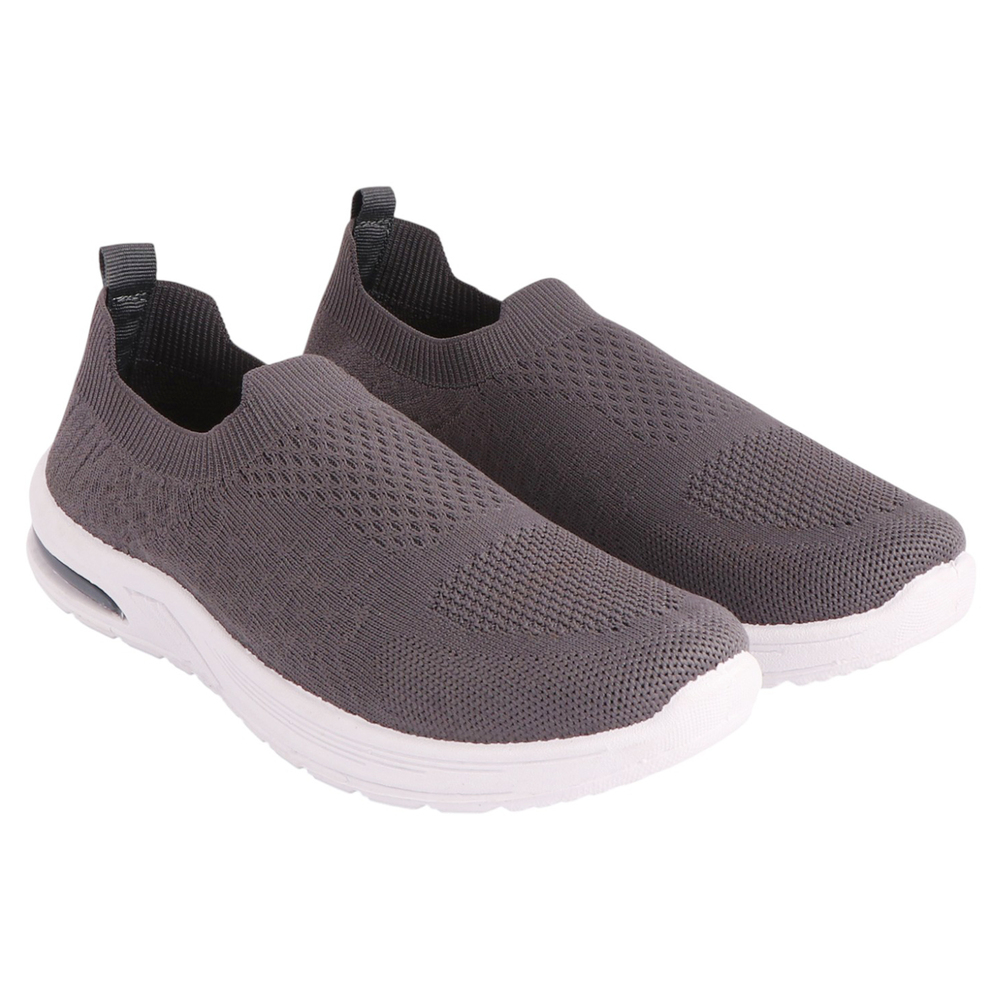 Ladies Grey Synthetic Shoes