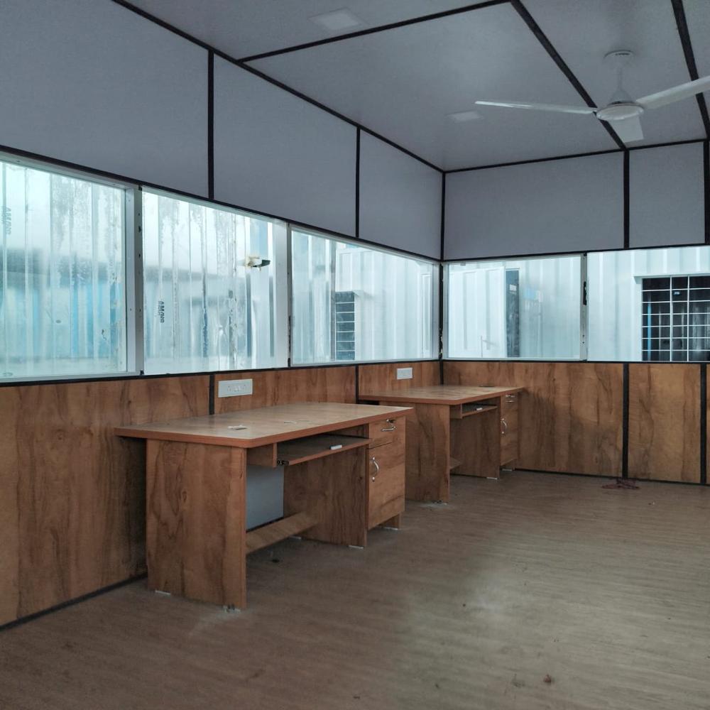 Ms Mobile Container Cabin - Color: Blue