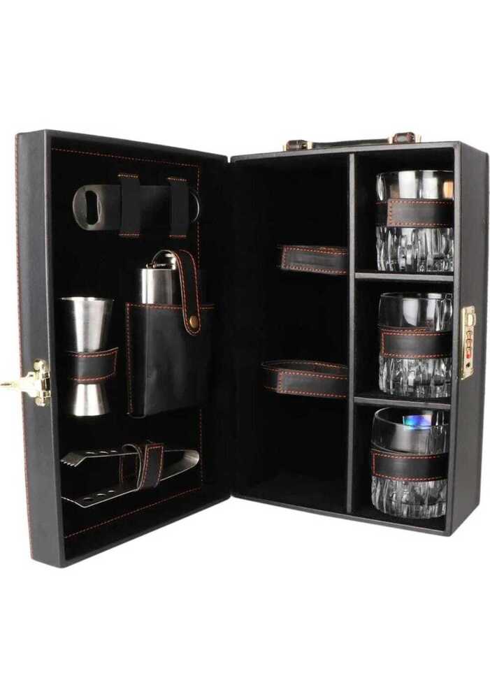 Portable Bar Set - Material: Glass