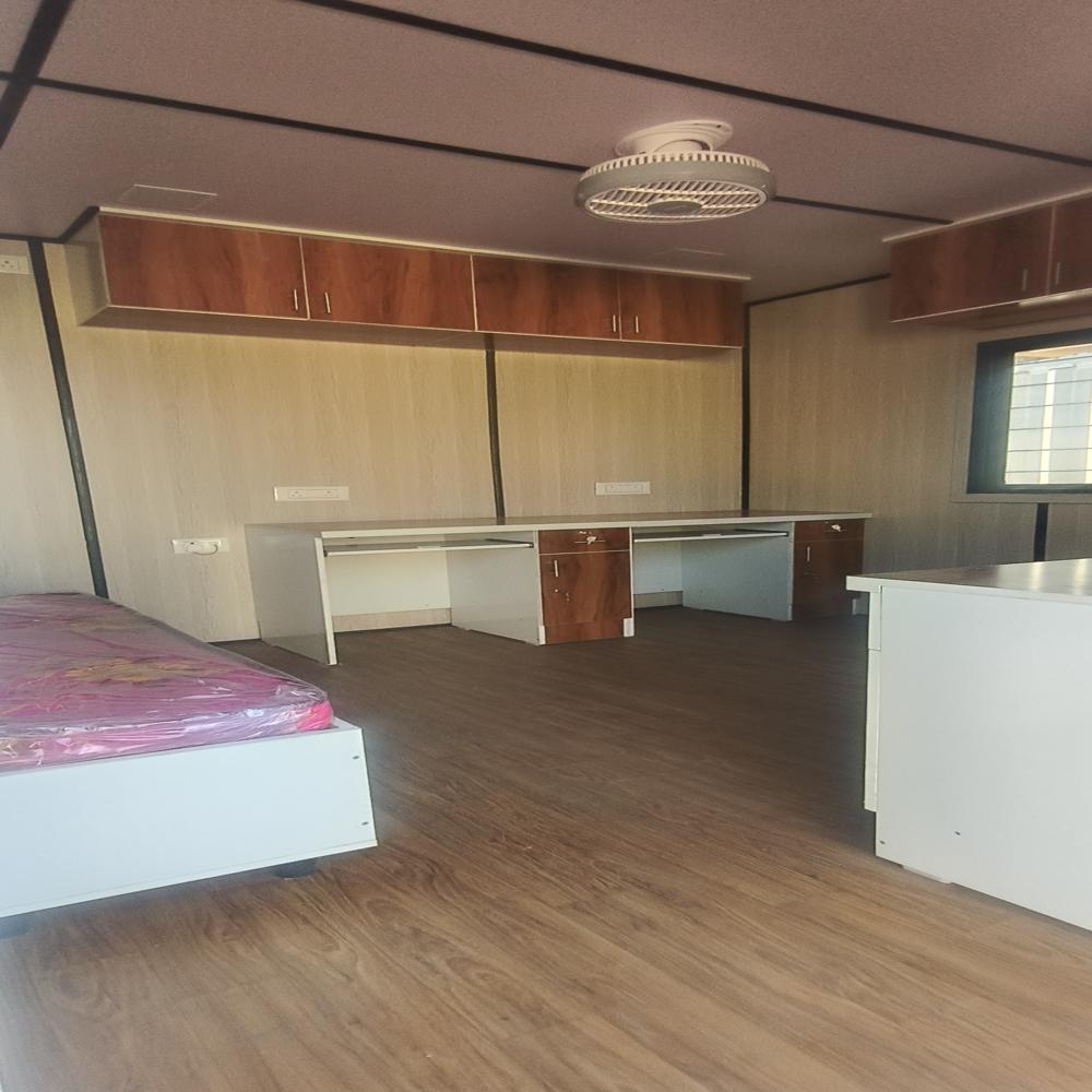 Mild Steel Portable Shop Cabin