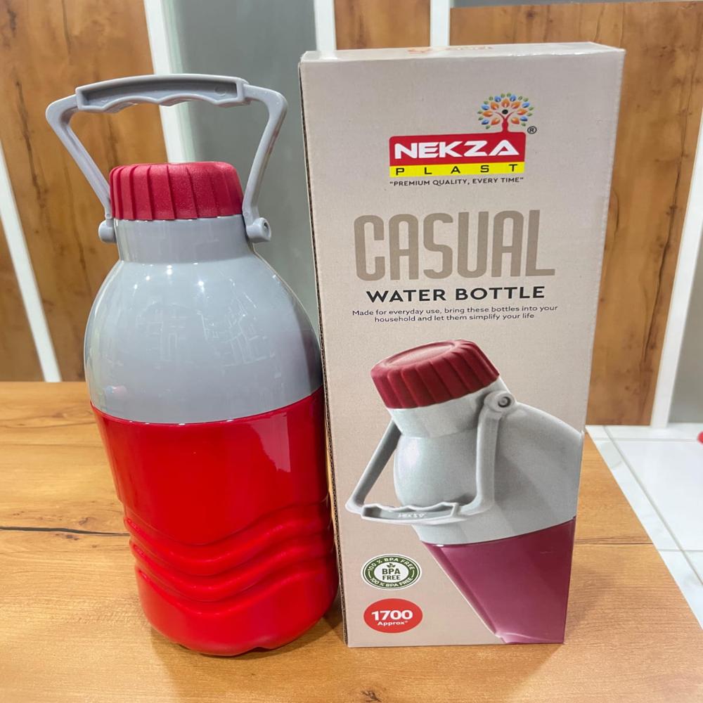 CASUAL PLASTIC WATER BOTTLE 1200ML, 1700ML, 2200ML