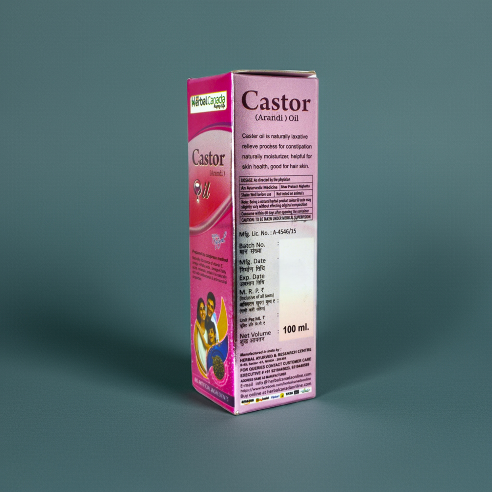 Herbal Canada Castor (Arandi) Oil 100ml