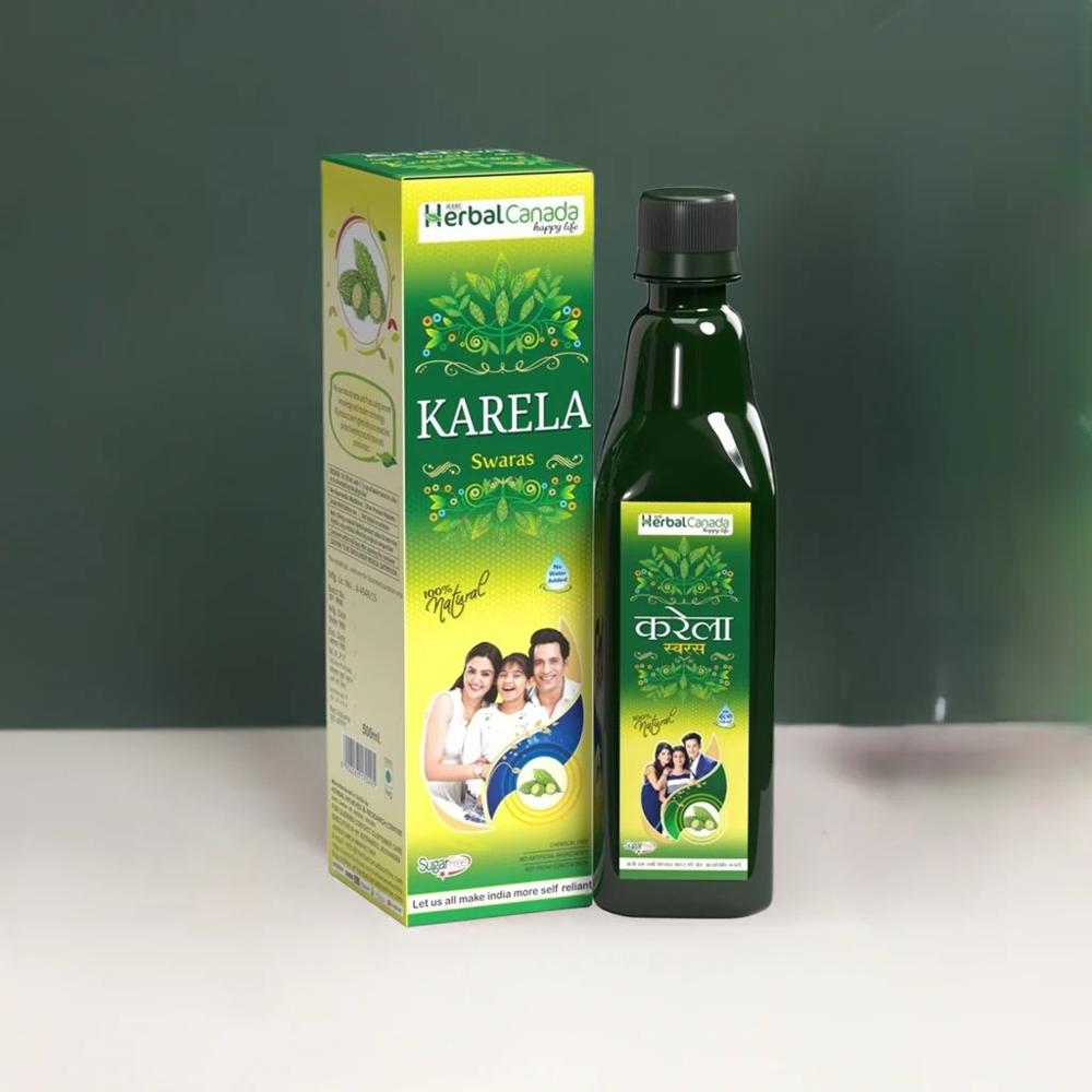 Herbal Canada Karela Swaras 500ml - Best Before: 26 Months