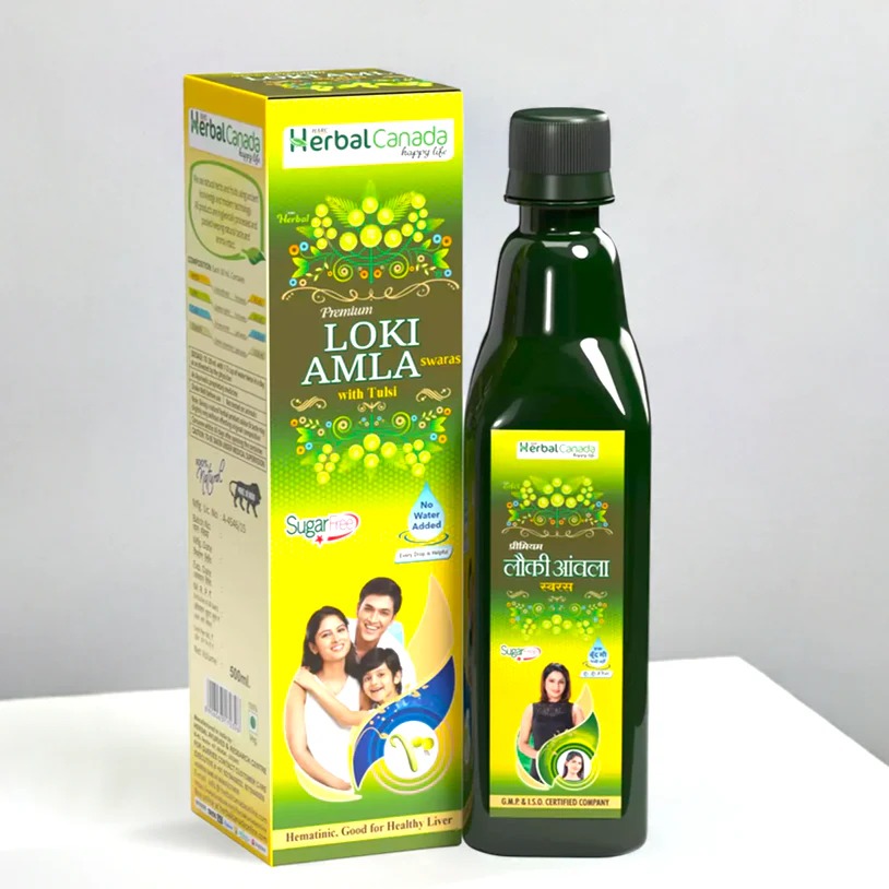 Herbal Canada Loki Amla Swaras 500ml (sugar Free) - Age Group: For Adults