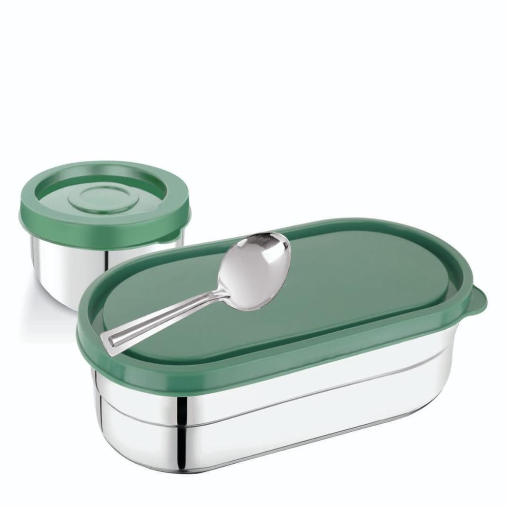 STAINLESS STEEL BENTO LUNCHBOX WITH DABI