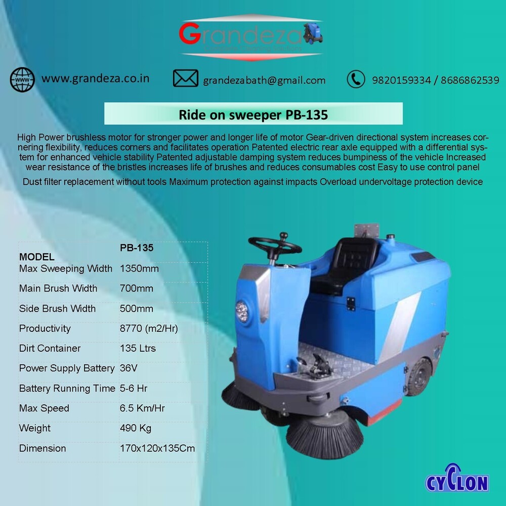 Cyclon Push Back Sweeper Ms 920
