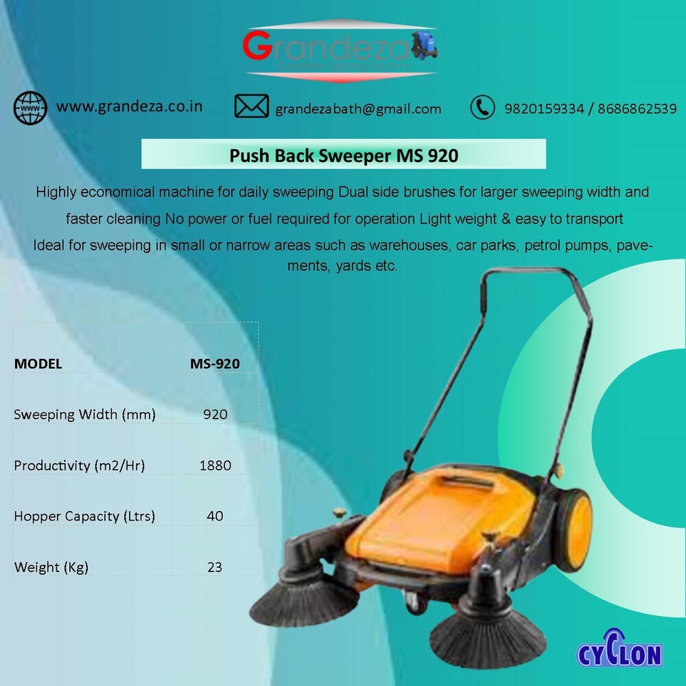 Cyclon Push Back Sweeper Ms 920
