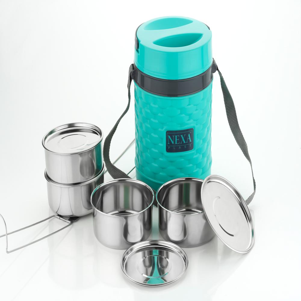 INSULATED OFFICE TIFFIN SET 4 CONTAINER