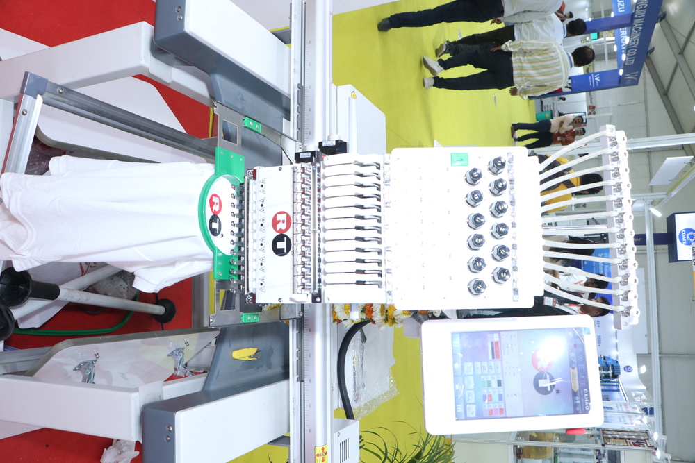 Rt-2848 Flat Single Head Embroidery Machine By Rajdhani Technology