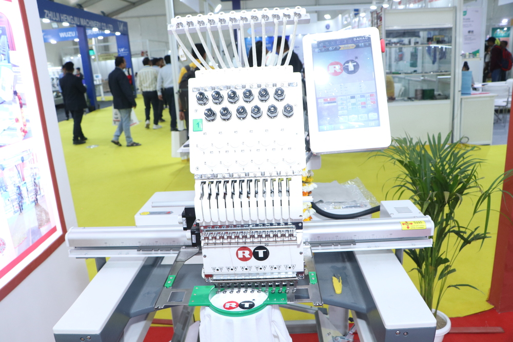 Rt-2848 Flat Single Head Embroidery Machine By Rajdhani Technology