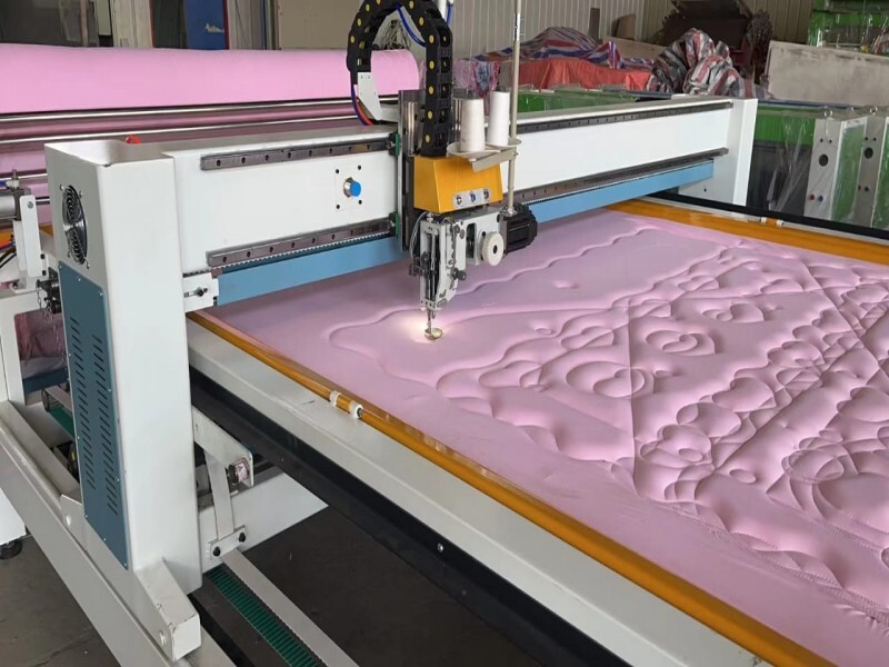 Single Needle Continuous Quilting Machine