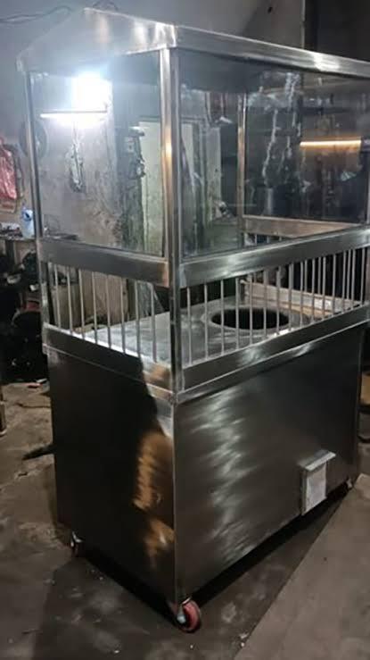 Soya Chaap Counter - Color: Silver