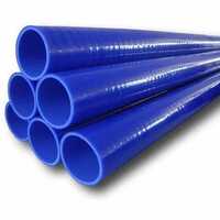 Silicon Straight Hose - Color: Blue