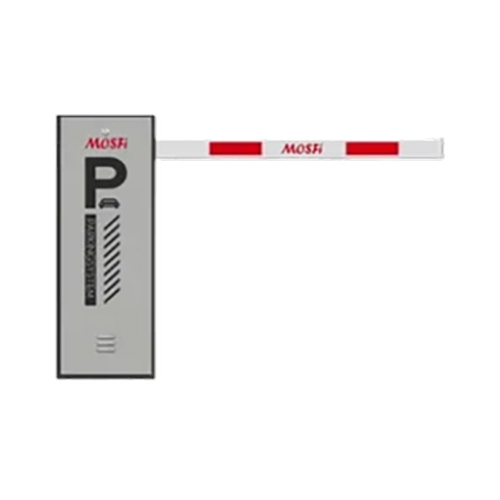 Normal Boom Barrier - Color: White With Red