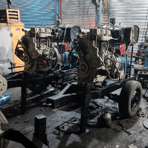 2 Wheeler Small DG Set Trailer