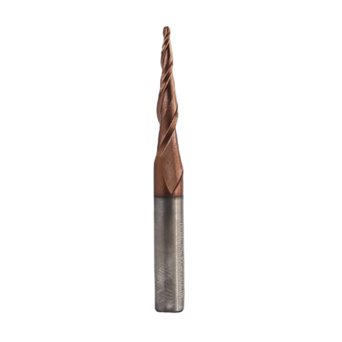 1.5 MM 1.5x25x50x Sank 6 MM Tapper Ballnose End Mill