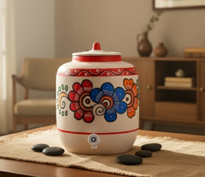 Clay Water Pot 17 Ltr