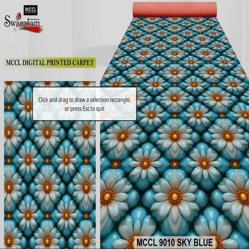 Digital Printed Carpets - Application: Weeding Decoration