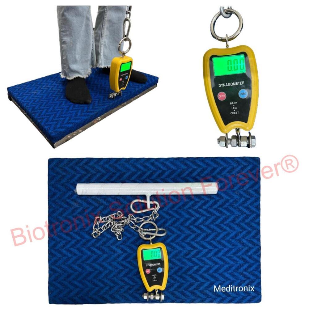Back, Leg and Chest Dynamometer for Accurate Muscle Strength Assessment