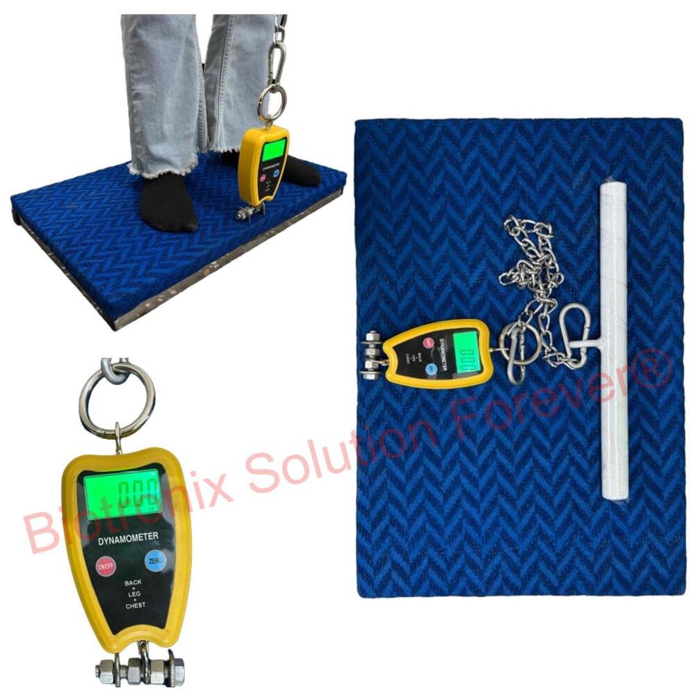 Back, Leg and Chest Dynamometer for Accurate Muscle Strength Assessment