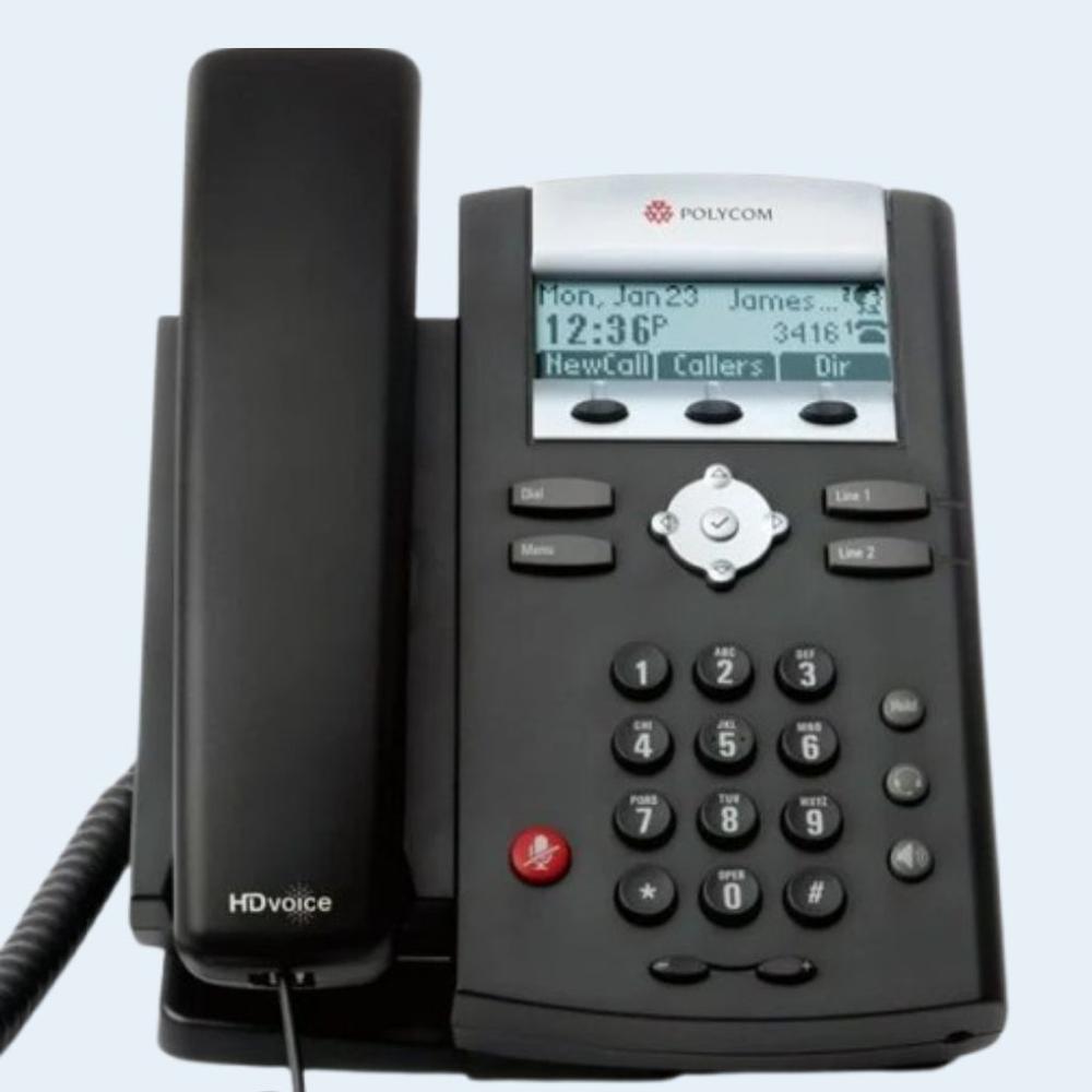Polycom Ip335 Phone - Color: Black