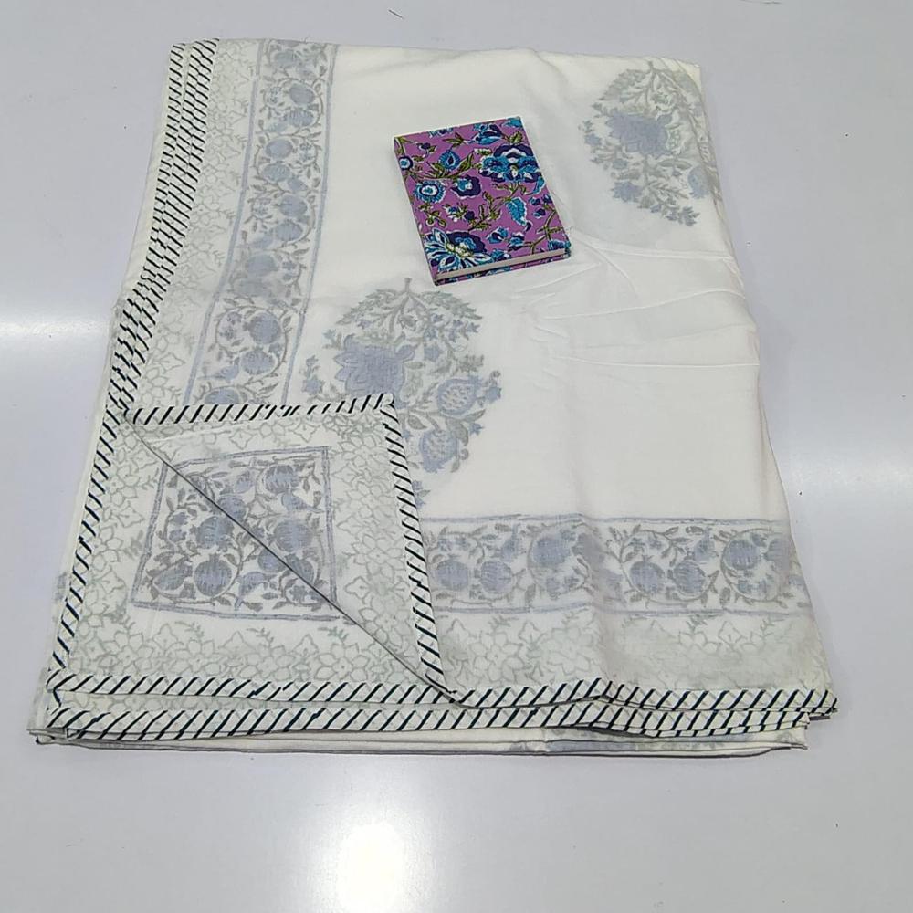 Hand Block Printed Cotton Dohar
