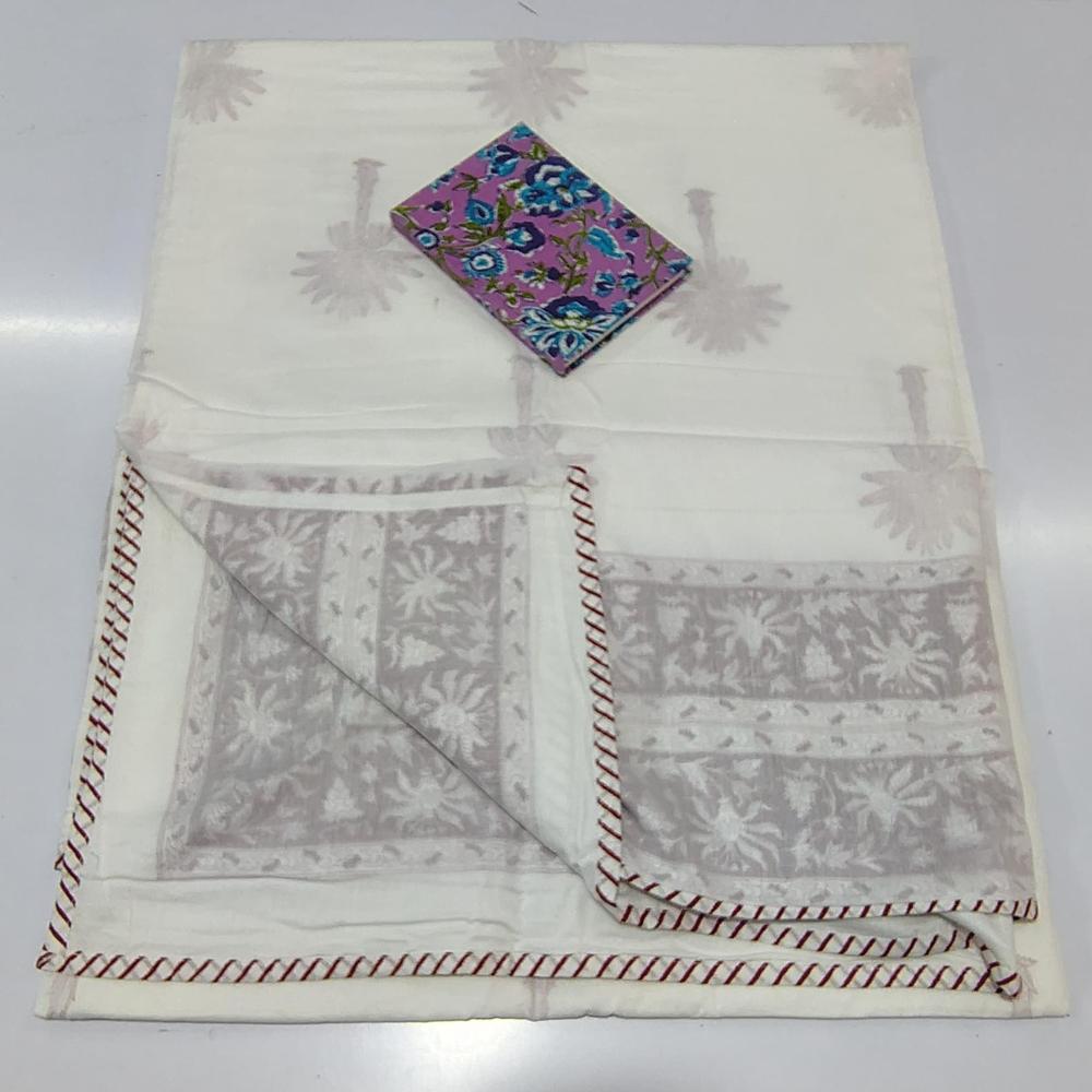 Hand Block Printed Cotton Dohar