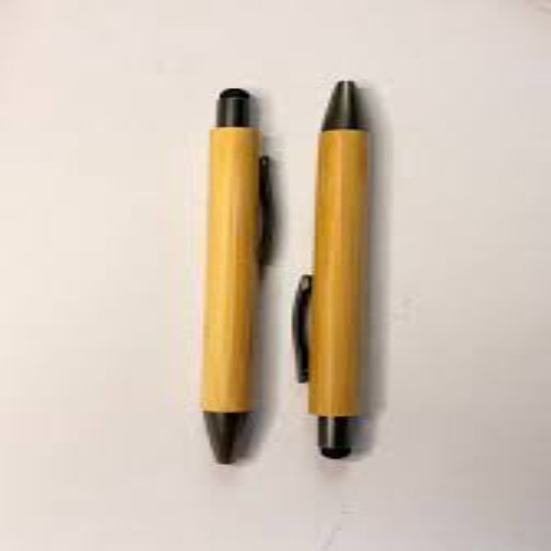 (SS-Eco-1) 2-in-1 Bamboo Wooden Pen & Keychain