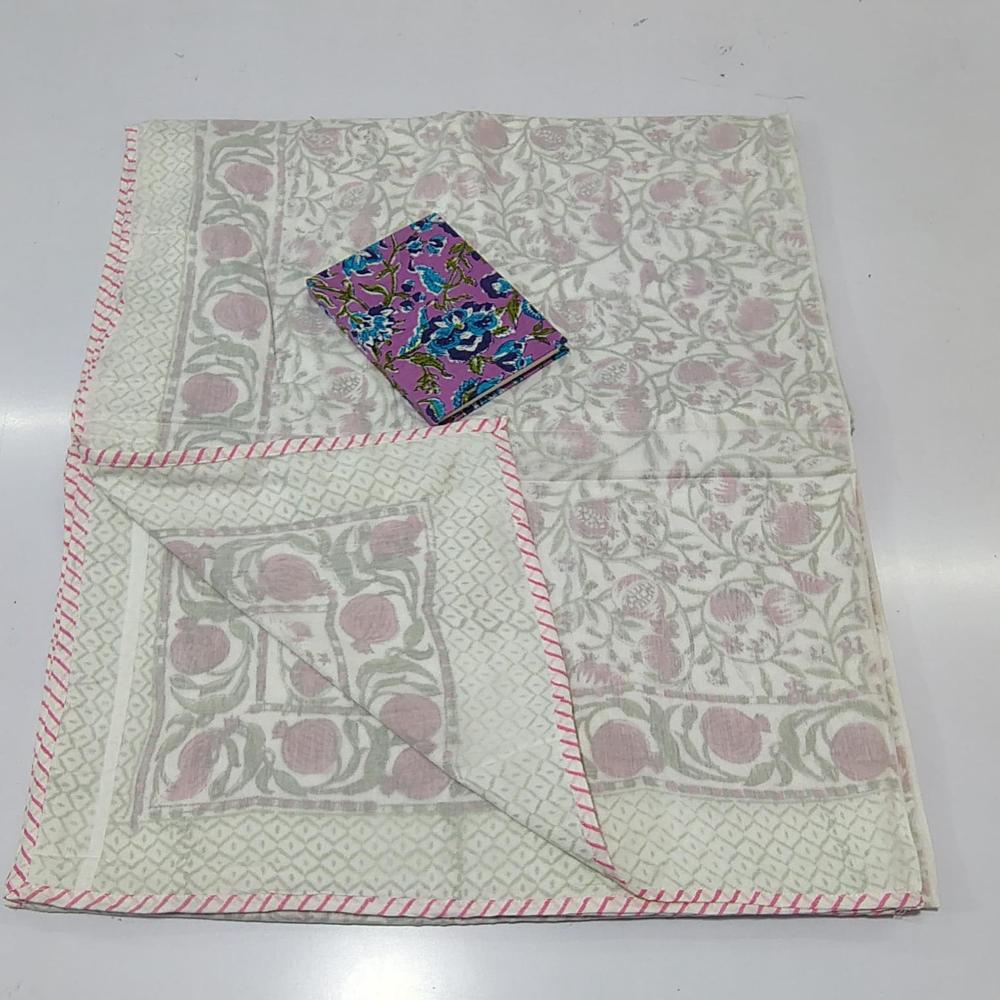 Hand Block Printed Cotton Dohar