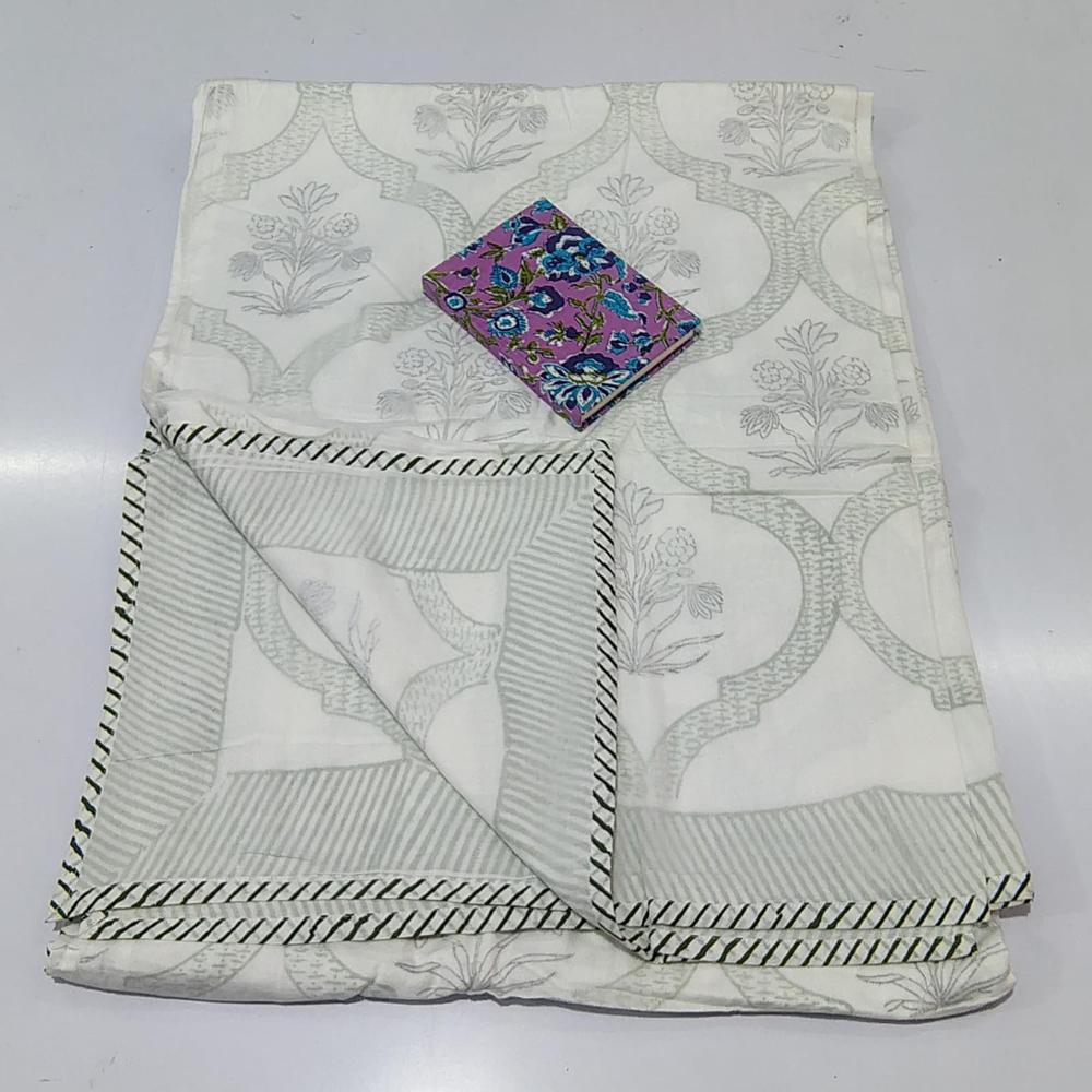 Hand Block Printed Cotton Dohar