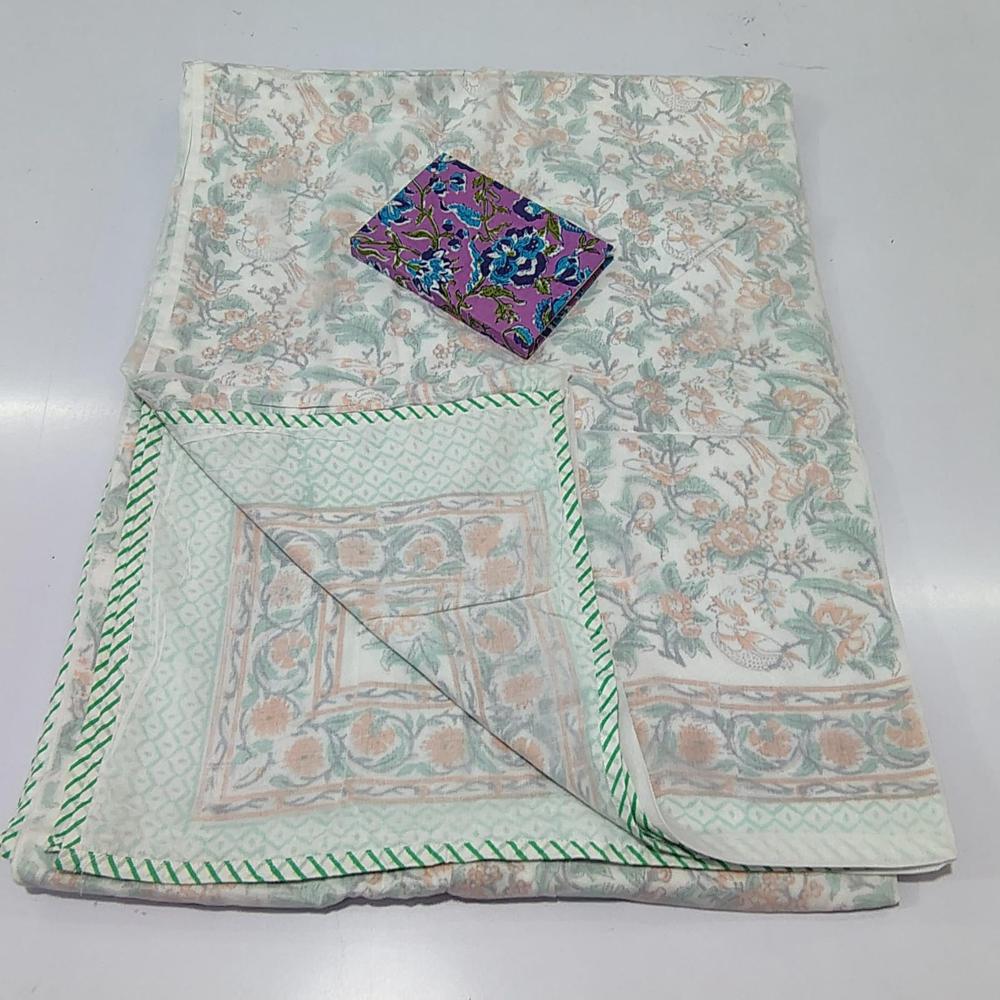 Hand Block Printed Cotton Dohar