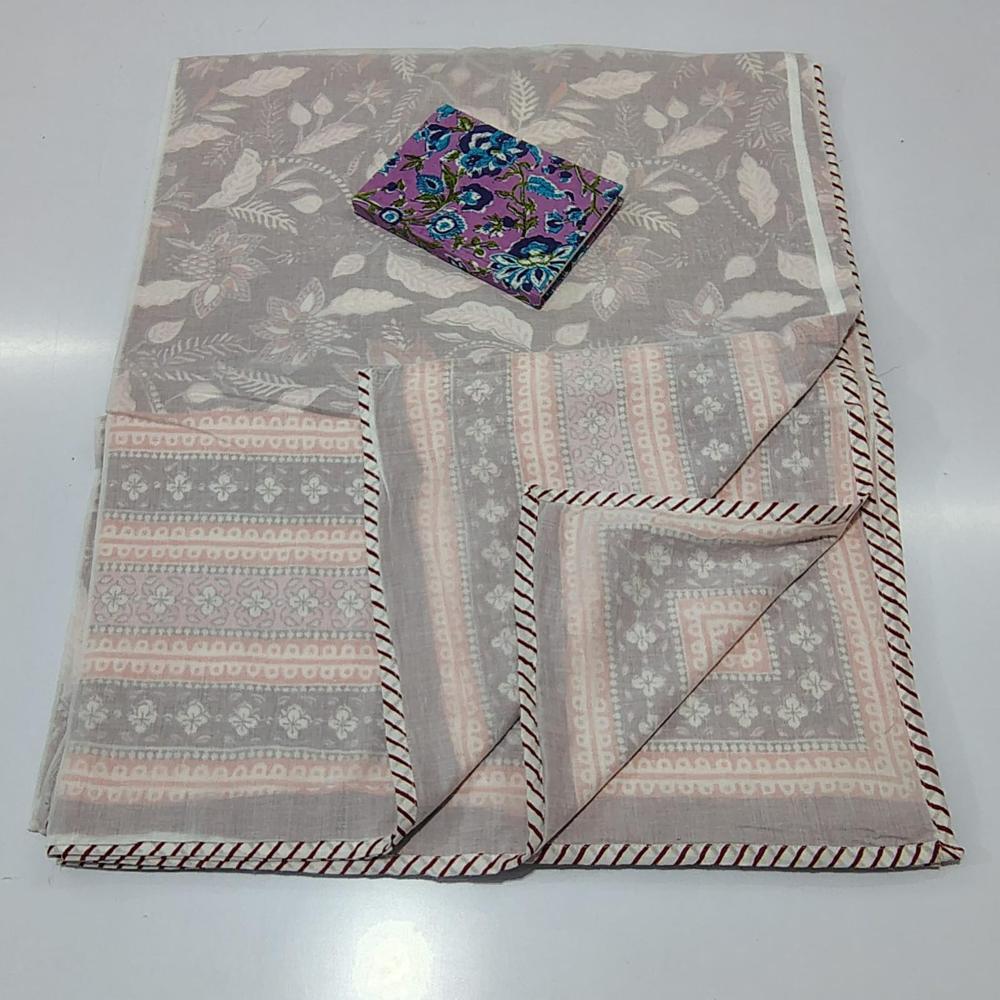 Hand Block Printed Cotton Dohar
