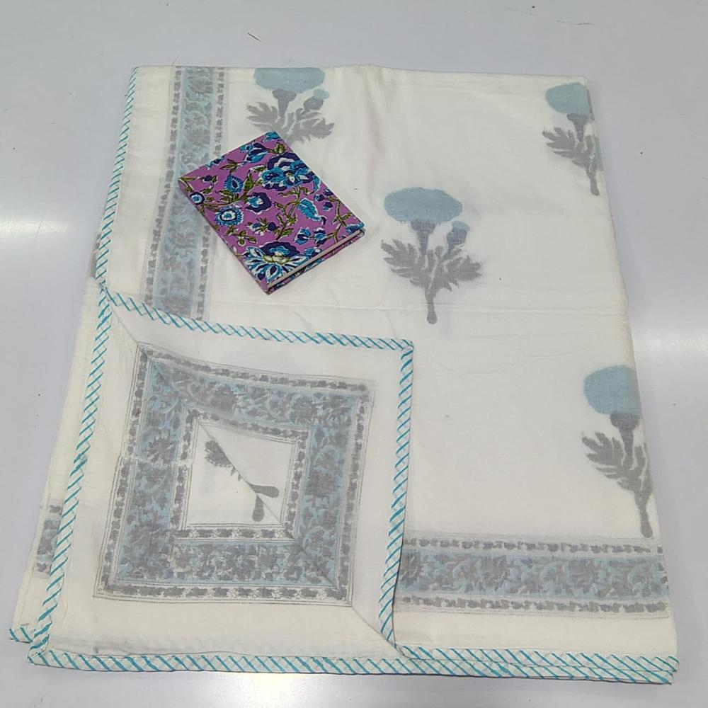 Hand Block Printed Cotton Dohar