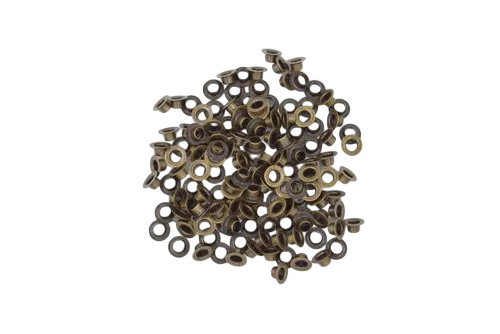 Aluminium Shoe Eyelets - Color: Golden