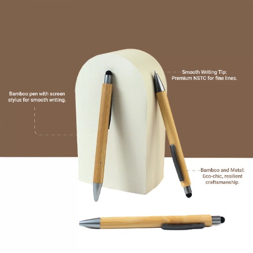 (SS-10215) Wooden Pen And Diary Gift Set