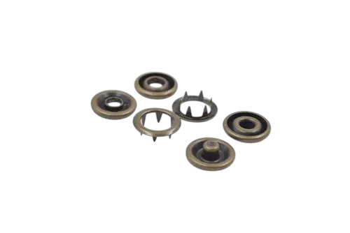 Brass Ring Snap Button