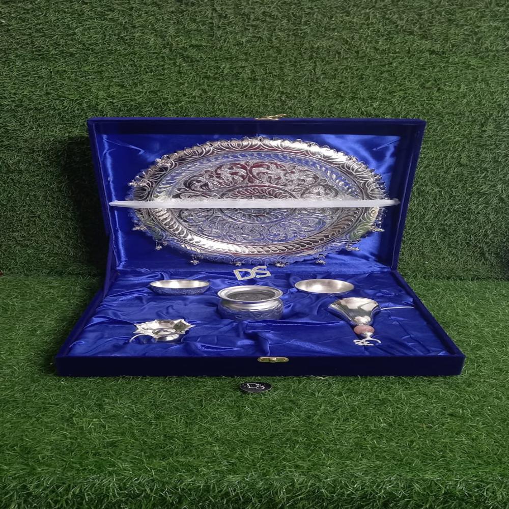 German Pooja Thali Set - Capacity: 100 Milliliter (ml)