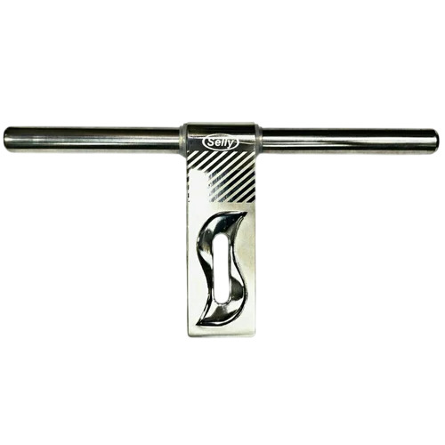 Mango Door Fitting Aldrop - Color: Silver