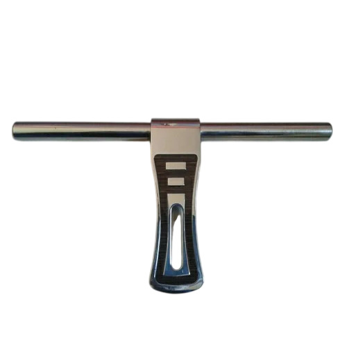 Mica 704 Door Mounted Aldrop - Color: Silver