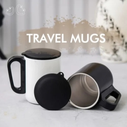 Vacuum Insulated Steel Coffee Mug With Handle (SS-323)