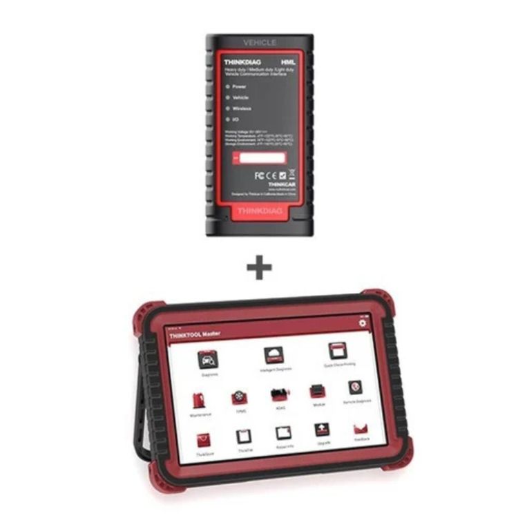 Thinkcar Master Cv Truck Scanner - Color: Red