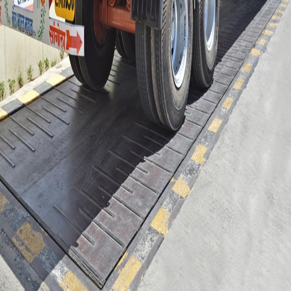 12 X3 Mt 80 Ton Pit Analog Type Electronic Road Weighbridge - Color: Grey