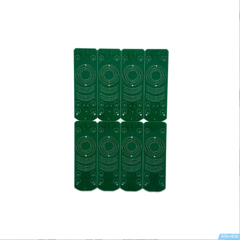 FR-4 1.0mm LED Lighting double-sided Customized Circuit Board 1.0mm 25um with Applications in Alarm