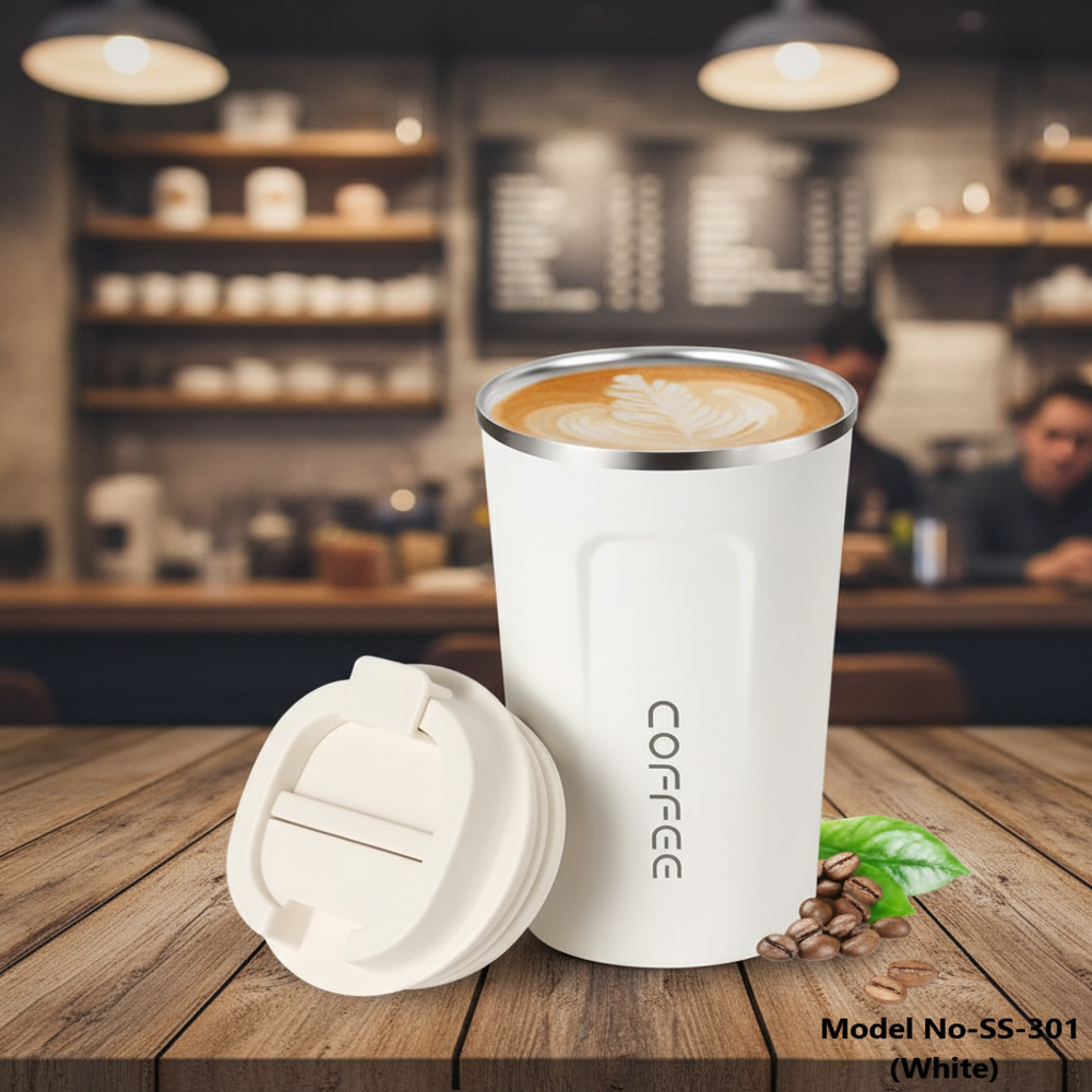 Vacuum Insulated Coffee Cup Double Walled Travel Mug (SS-301)