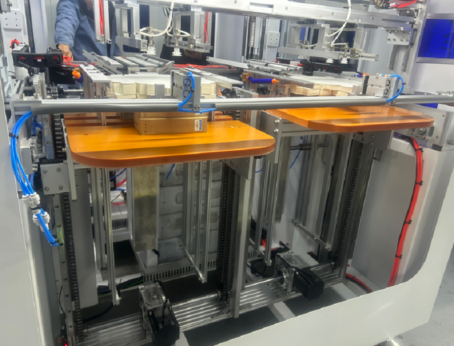 Box Making machine Box Folding Gluing Machine Artpaper Box Forming Machine Top and Bottom Box Mobile box, shirt box