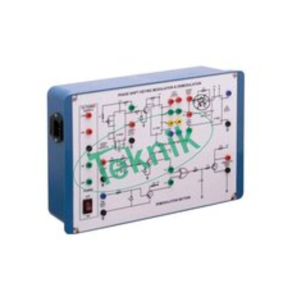 Phase Shift Keying Modulation & Demodulation - Color: Blue White